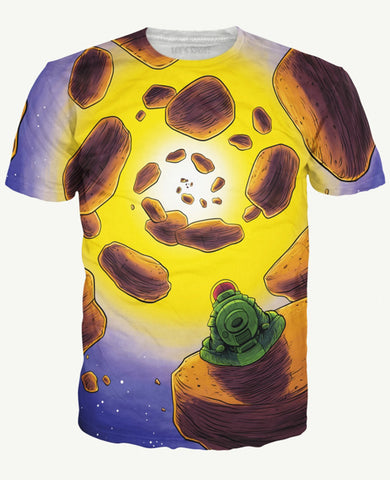 Asteroids All Over Print T-Shirt