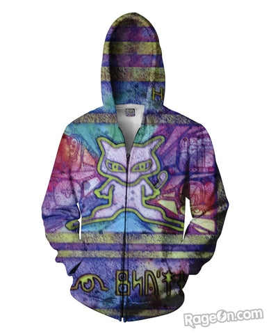 Ancient Mew Zip-Up Hoodie