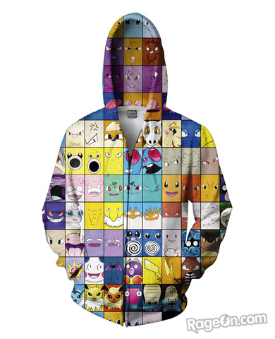Pokemon Zip-Up Hoodie