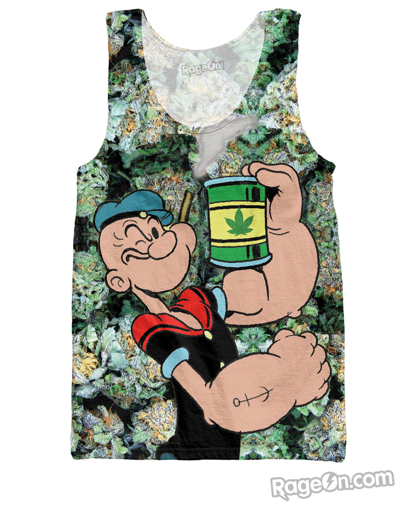 Popeye The Pot Guy Tank Top