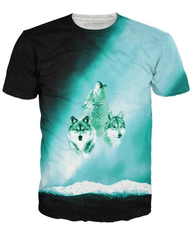 Arctic Wolves All Over Print T-Shirt