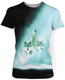 Arctic Wolves All Over Print T-Shirt