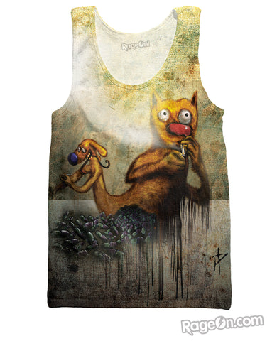 CatDog on Heroin Tank Top