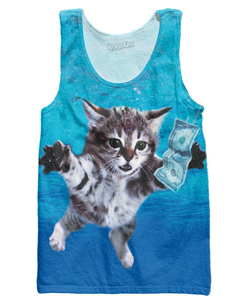 Cat Cobain Tank Top *Ready to Ship*