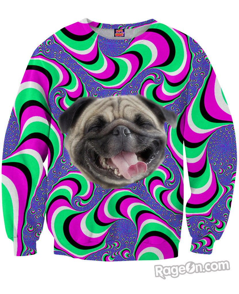 Crazy Pug Sweatshirt