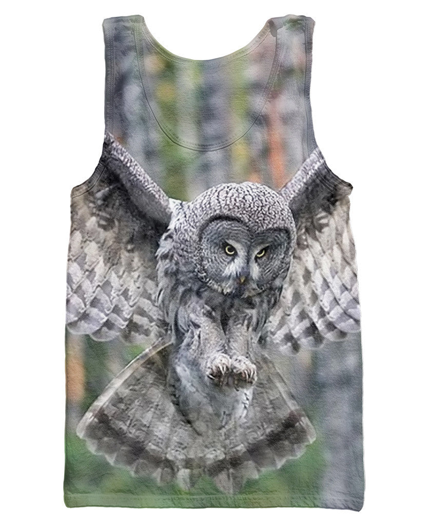 Flying Owl Tank Top