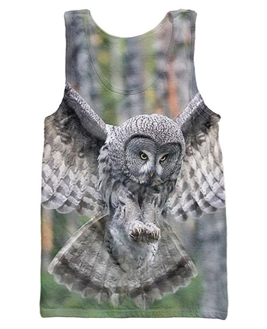 Flying Owl Tank Top