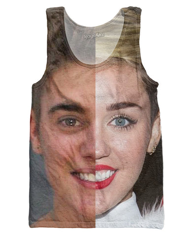 Justin Cyrus Miley Bieber Tank Top