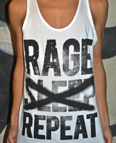 Rage <s>Sleep</s> Repeat Tank Top
