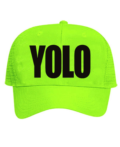 Yolo Neon Hat