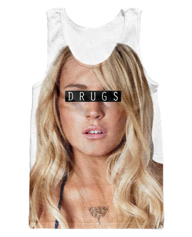 Lindsay Lohan Drugs Tank Top
