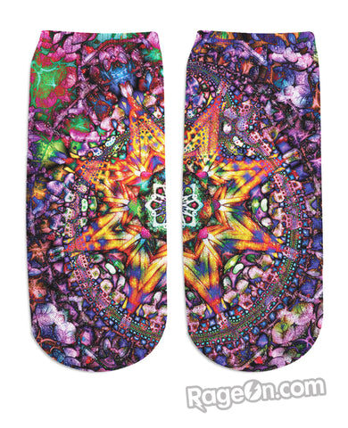 Bursting Star Ankle Socks