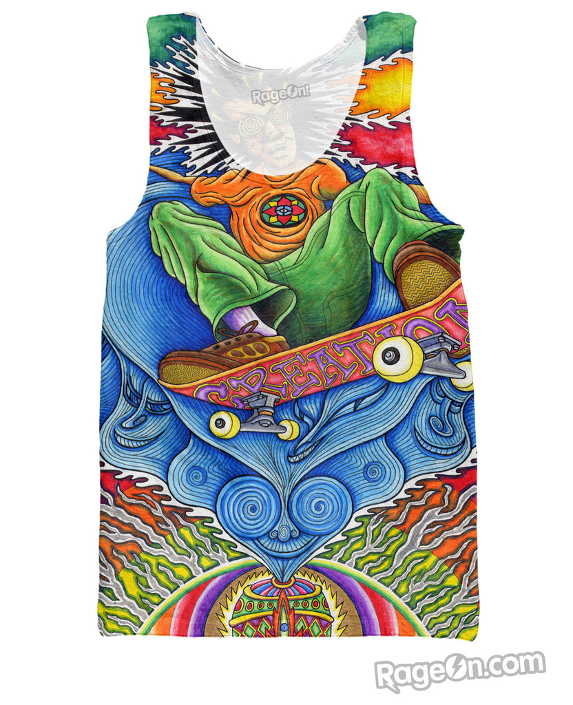 Skateboard Spirituality Tank Top