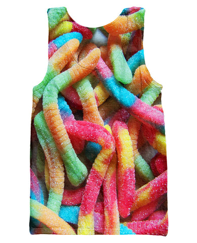 Sour Gummy Worms Tank Top