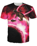 Space Cat Rocket Blast T-Shirt