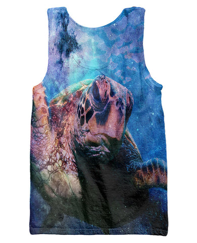 Space Turtle Tank Top