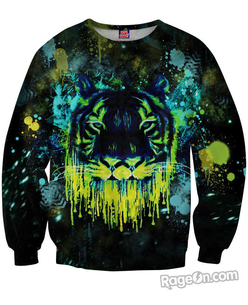 Tiger Drippy Sweatshirt *Ready To Ship*