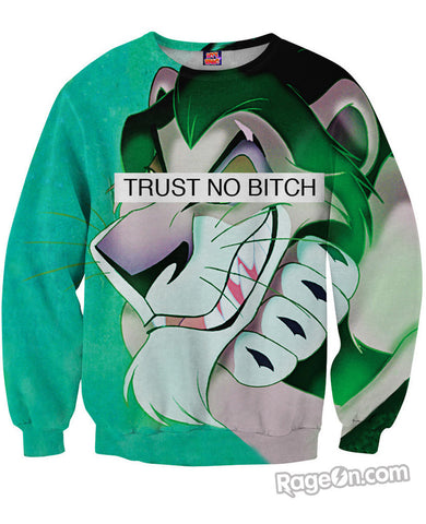 Trust No Bitch Scar Sweatshirt *Ready to Ship*