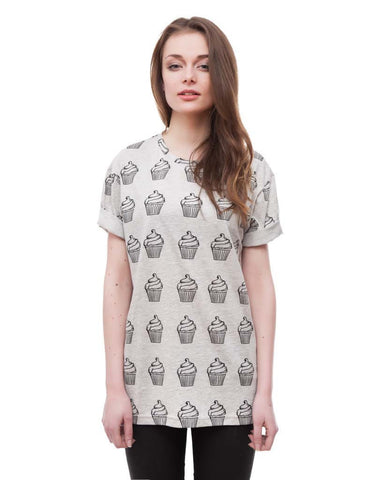 Cupcake grey t-shirt