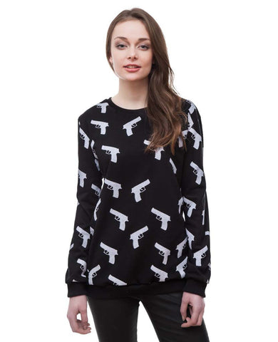 Gun black sweater