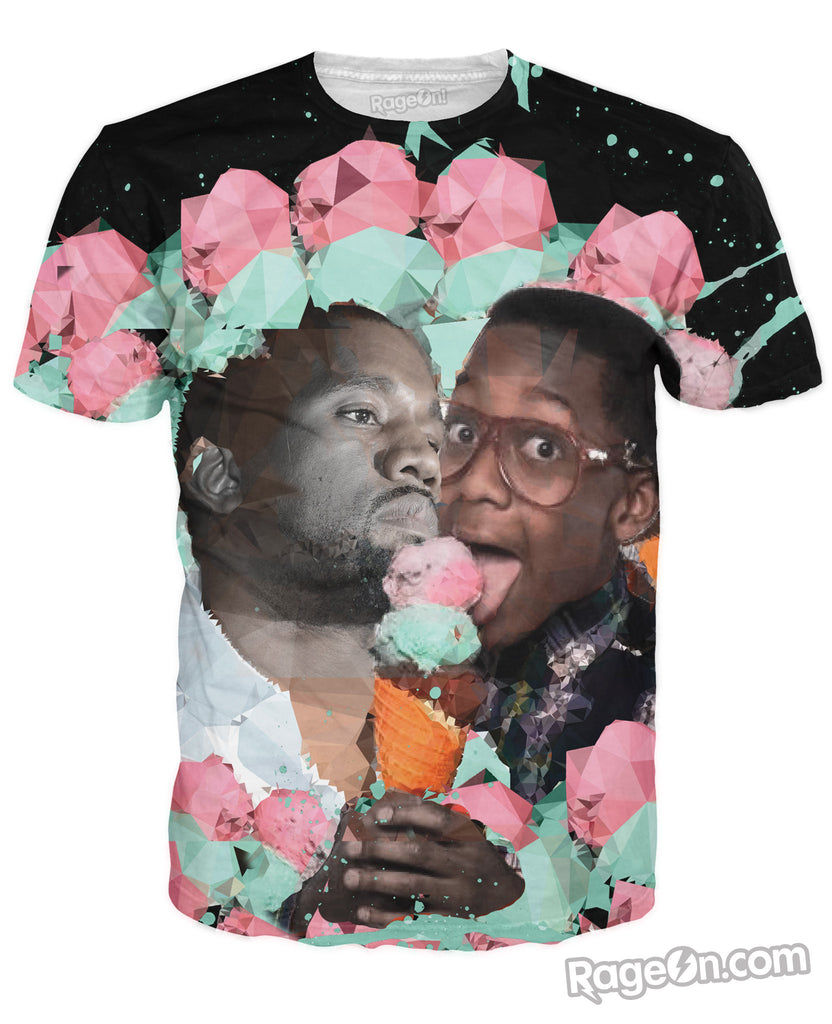 Kanye & Urkel's Ice Cream & Heartbreak T-Shirt