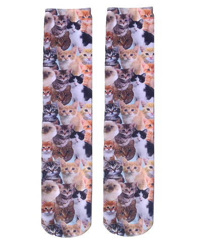 Kitty Knee-High Socks
