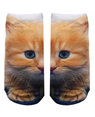 Kitty Ankle Socks