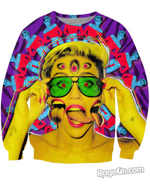 Miley Cyrus Psychedelic Sweatshirt *Ready to Ship*