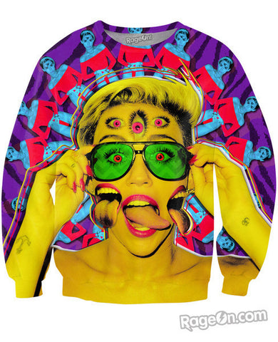 Miley Cyrus Psychedelic Sweatshirt *Ready to Ship*