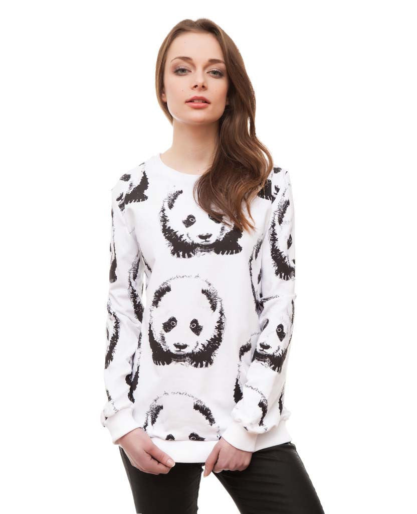 Panda white sweater