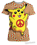 Pikachu Peace Trip T-Shirt