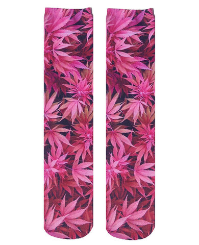 Pink Mary Jane Knee-High Socks