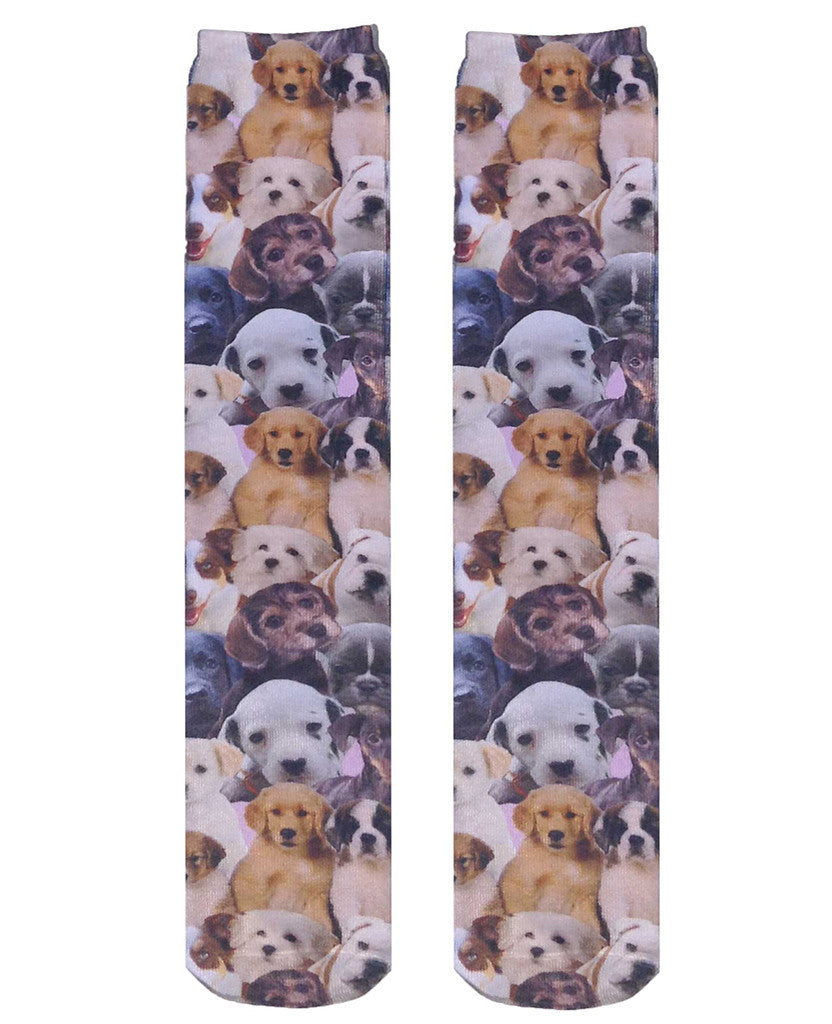 Puppy Knee-High Socks