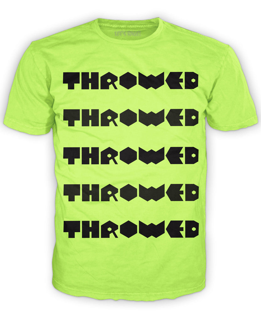Throwed Neon Yellow T-shirt