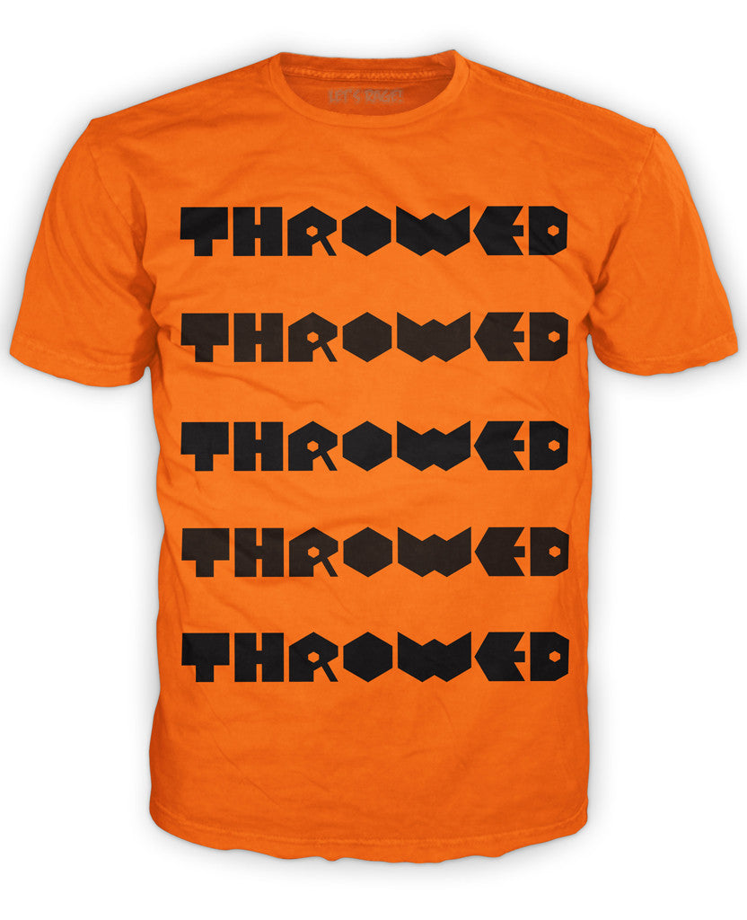 Throwed Neon Orange T-shirt