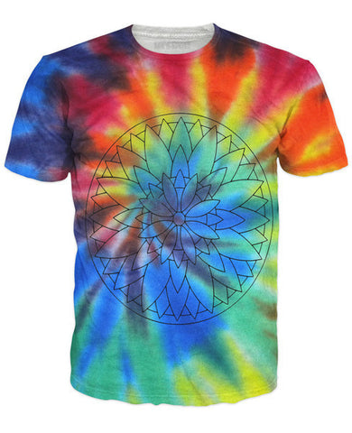 Flower Petal Tie-Dye T-Shirt *Ready to Ship*